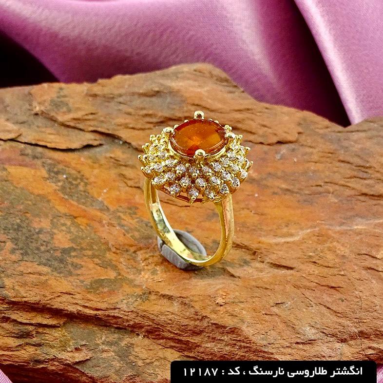 انگشتر طلاروسی گارنت انگشتر طلا روسی گارنت - تصویر 1