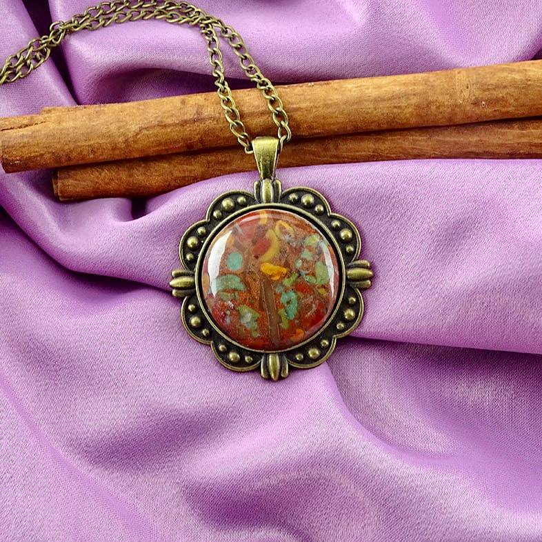 مدال برنزی بامبو جاسپر مدال سنگ بامبو جاسپر - تصویر 1